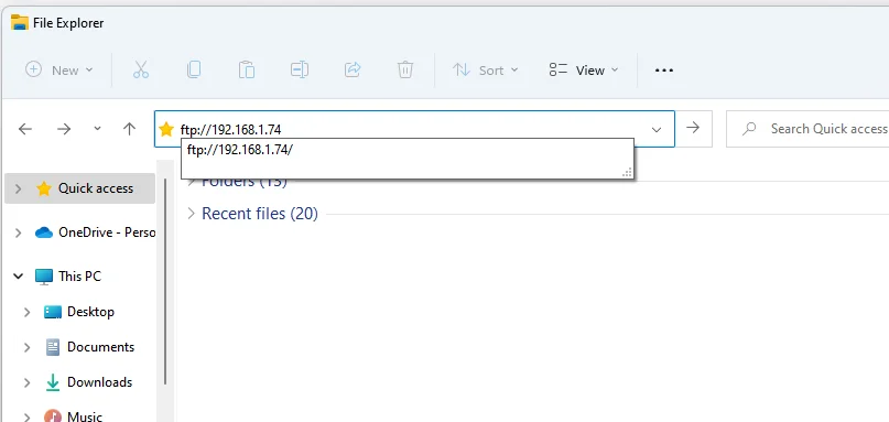 How to set up and manage an FTP server on Windows 11