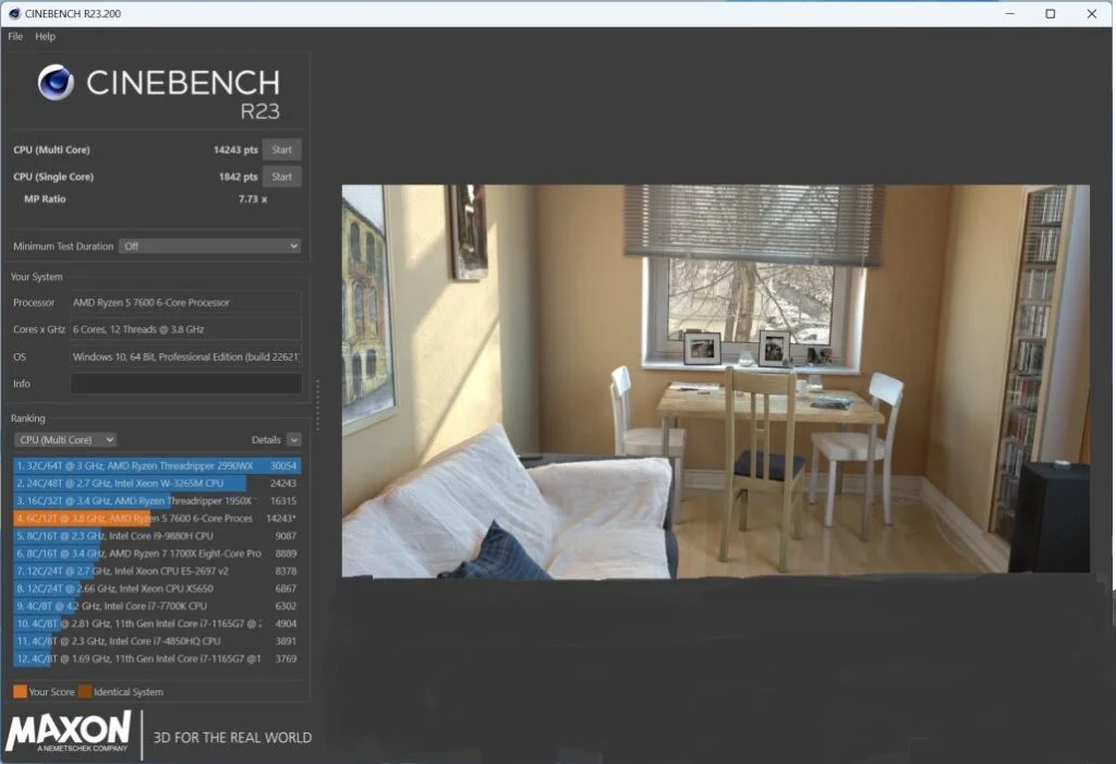 Cinebench R23