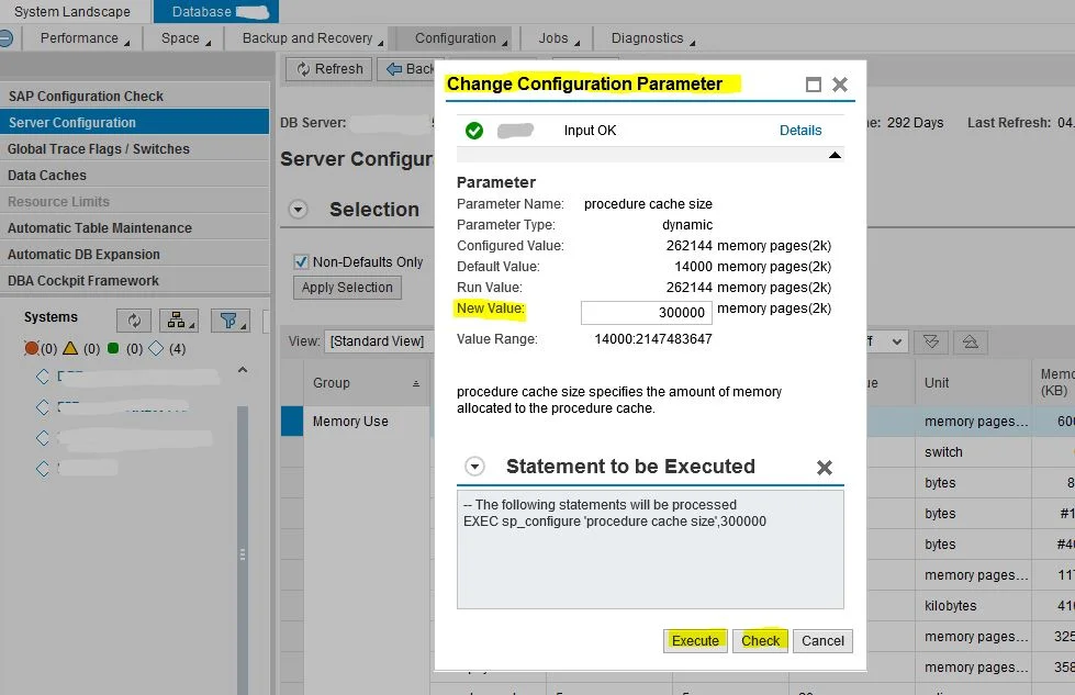 ASE Error SQL701