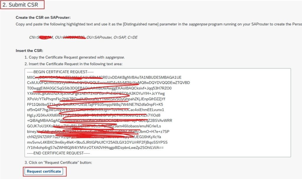 saprouter certificate renewal command sapgenpse