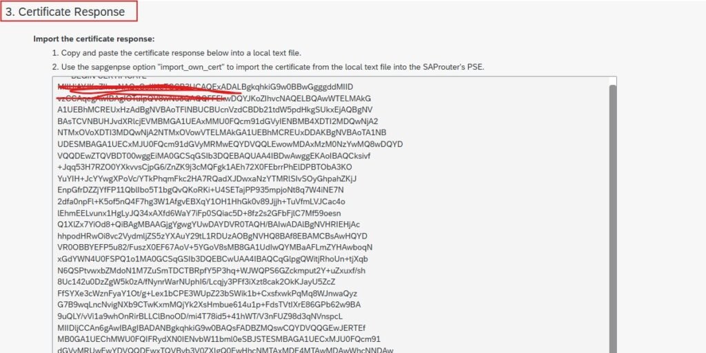 saprouter certificate renewal command sapgenpse