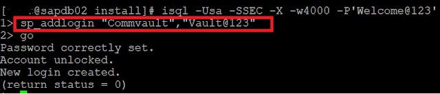 How to create login in Sybase?
