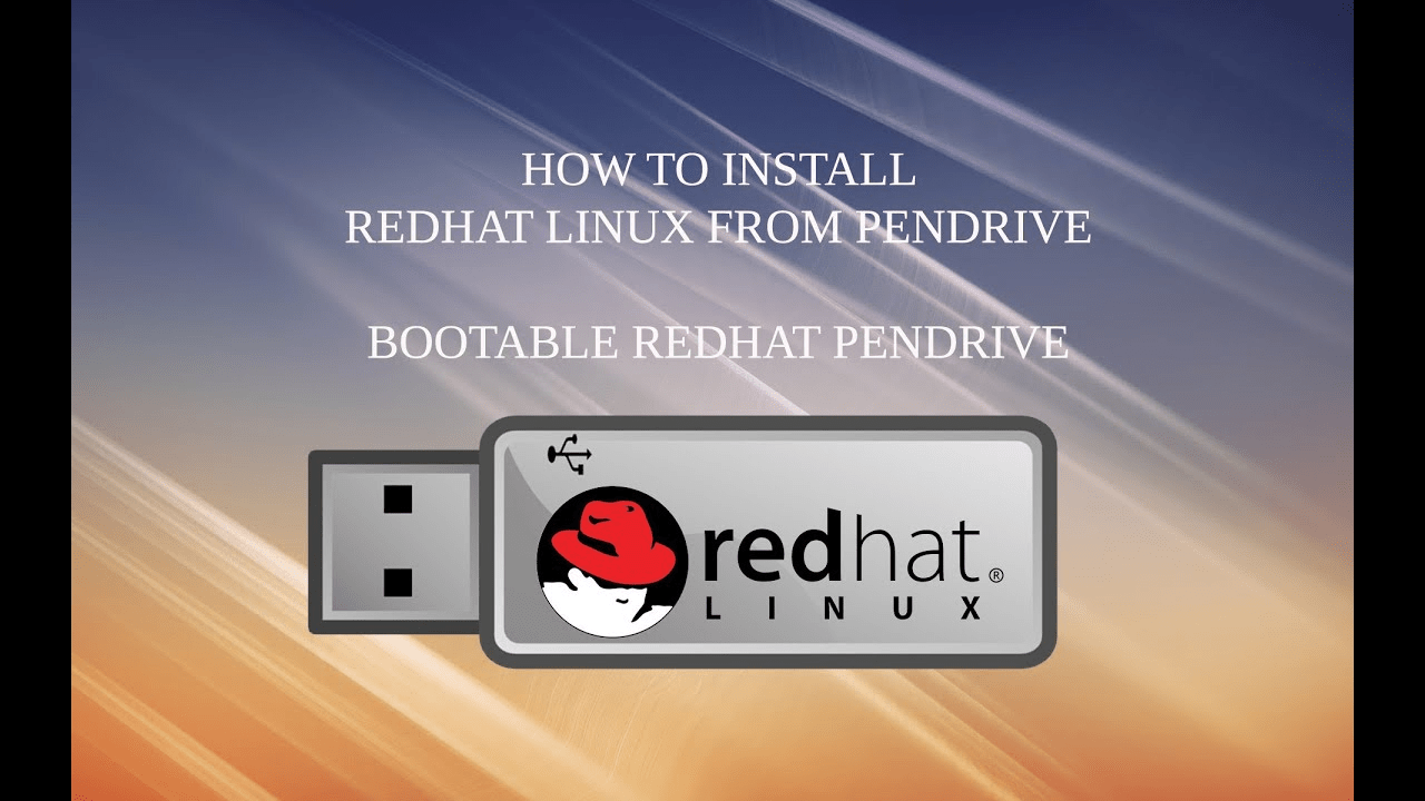 How to make USB installation media for Red Hat Linux