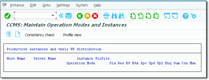 Instances and Operation Modes