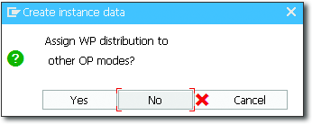Instances and Operation Modes