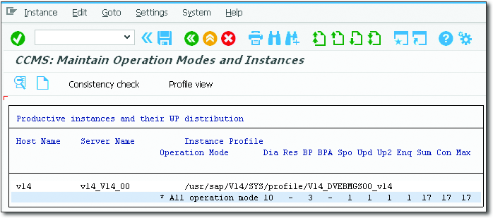 Instances and Operation Modes