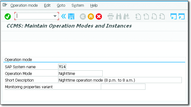 Instances and Operation Modes