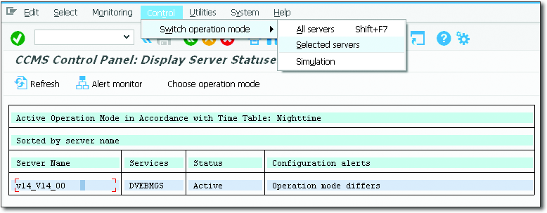 Instances and Operation Modes