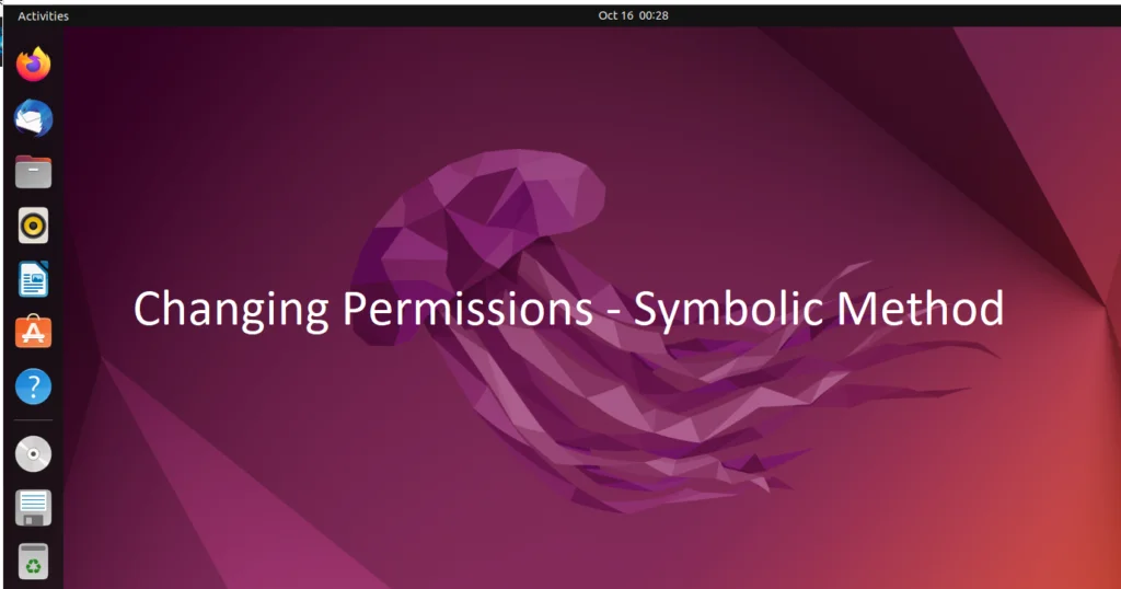 Changing Permissions