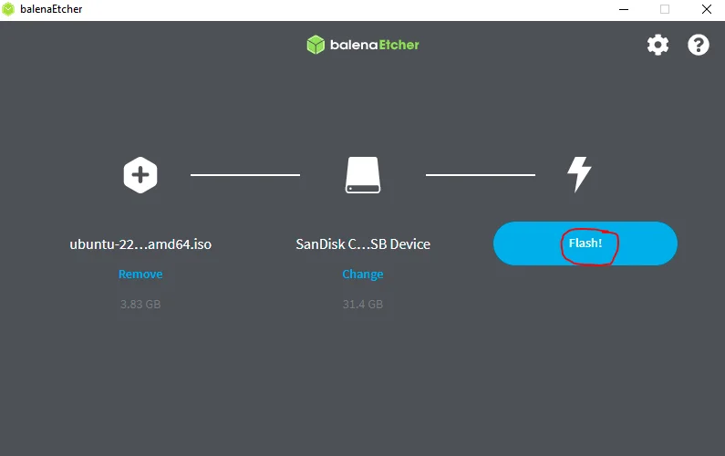 balena bootable usb