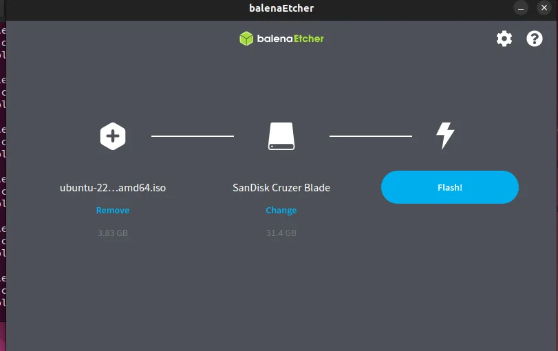 balena bootable usb