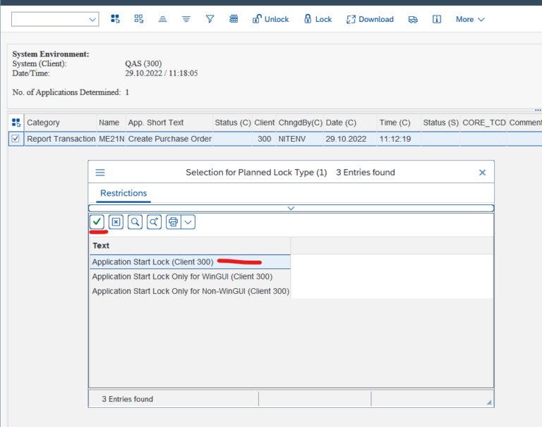 How to Lock Transaction Code (T-code) in SAP S4 Hana