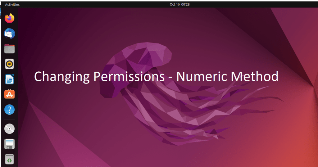 Changing Permissions