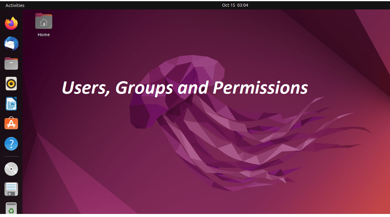 users groups and permissions