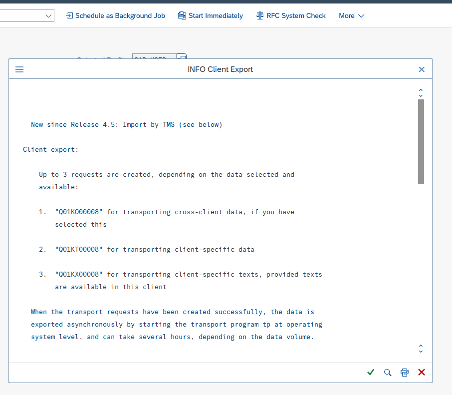 How to refresh HANA QAS