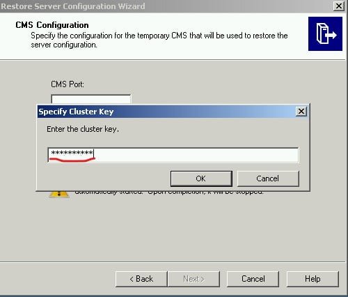 How to restore backup of server configuration in BusinessObjects 4.x