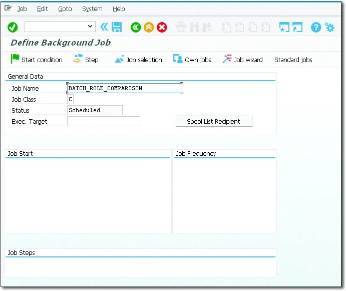 How to create background Job in SAP