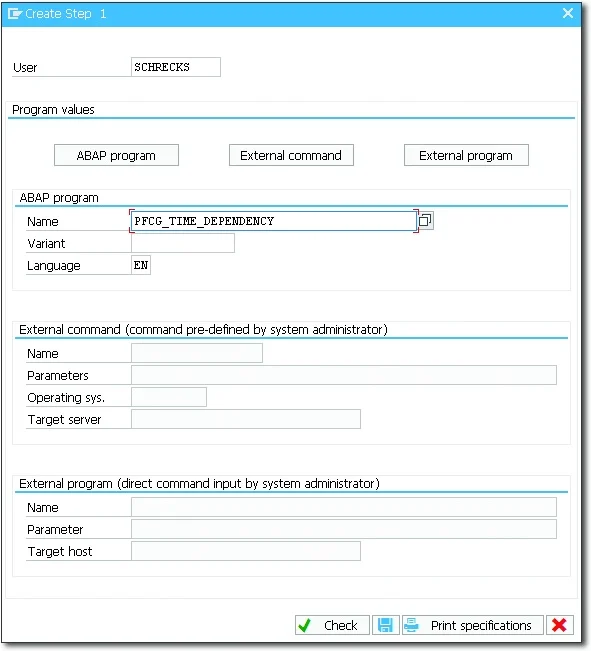 How to create background Job in SAP