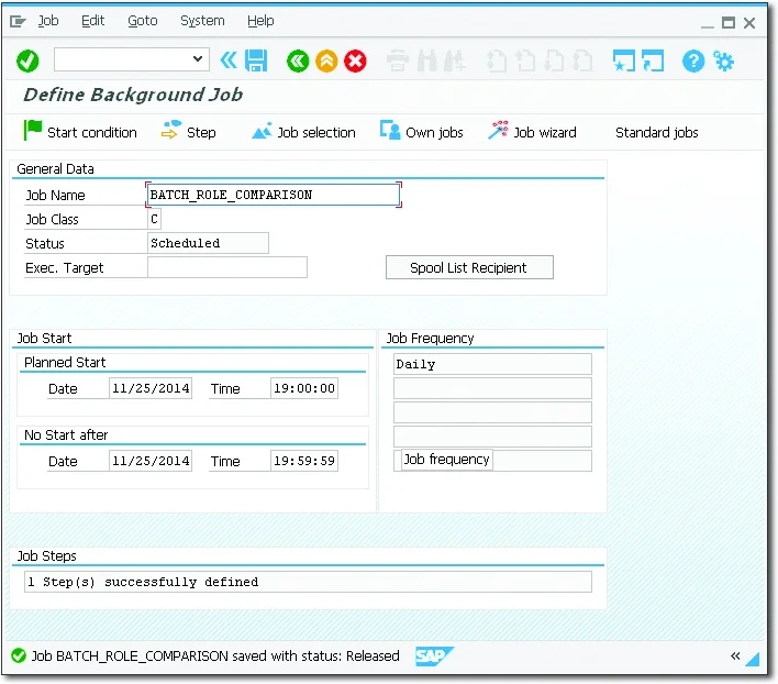 How to create background Job in SAP