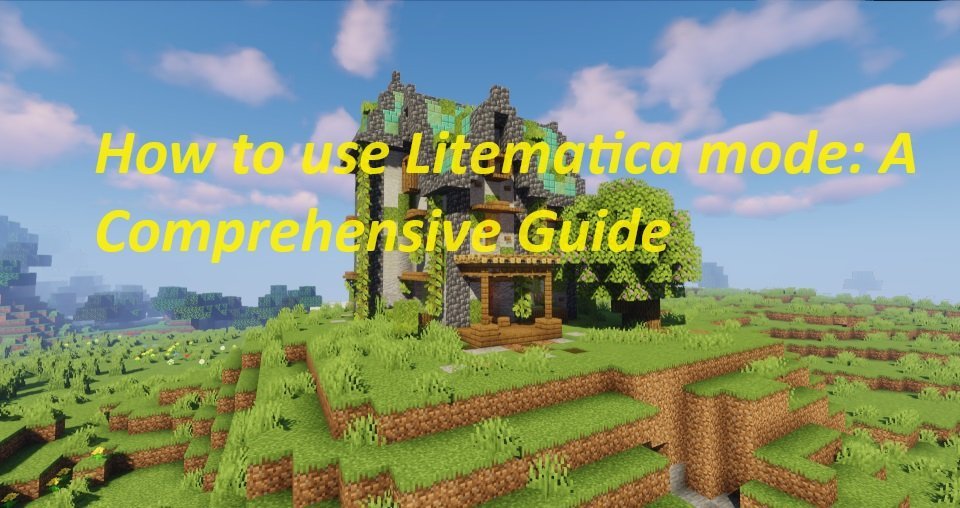 How to use Litematica mode: