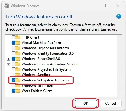 How to install the Linux Windows Subsystem in Windows 11